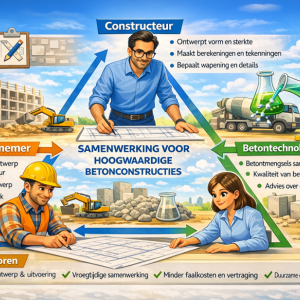 De kennisdriehoek in betonbouw